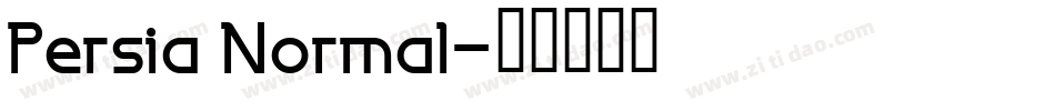 Persia Normal字体转换